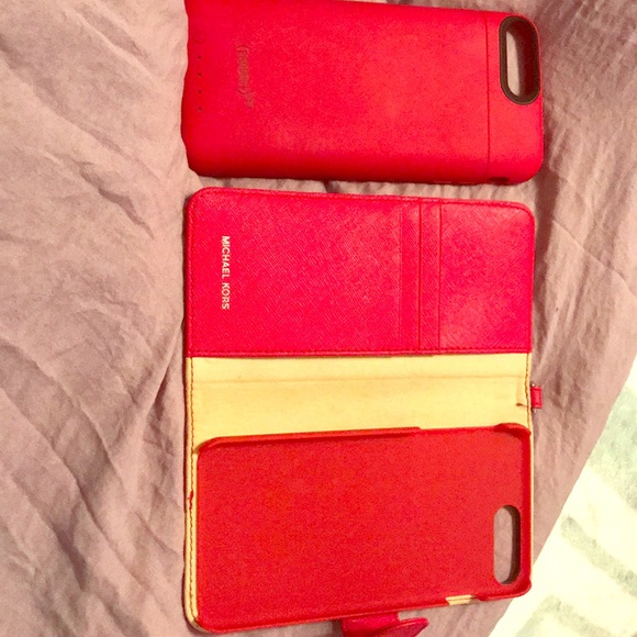 Accessories - Mophie 7 Plus, 8 Plus MK Wallet Case RED